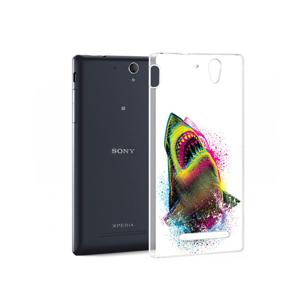 

Чехол MyPads Tocco для Sony Xperia C5 Ultra челюсти-2 (PT16261.253.674), Прозрачный, Tocco