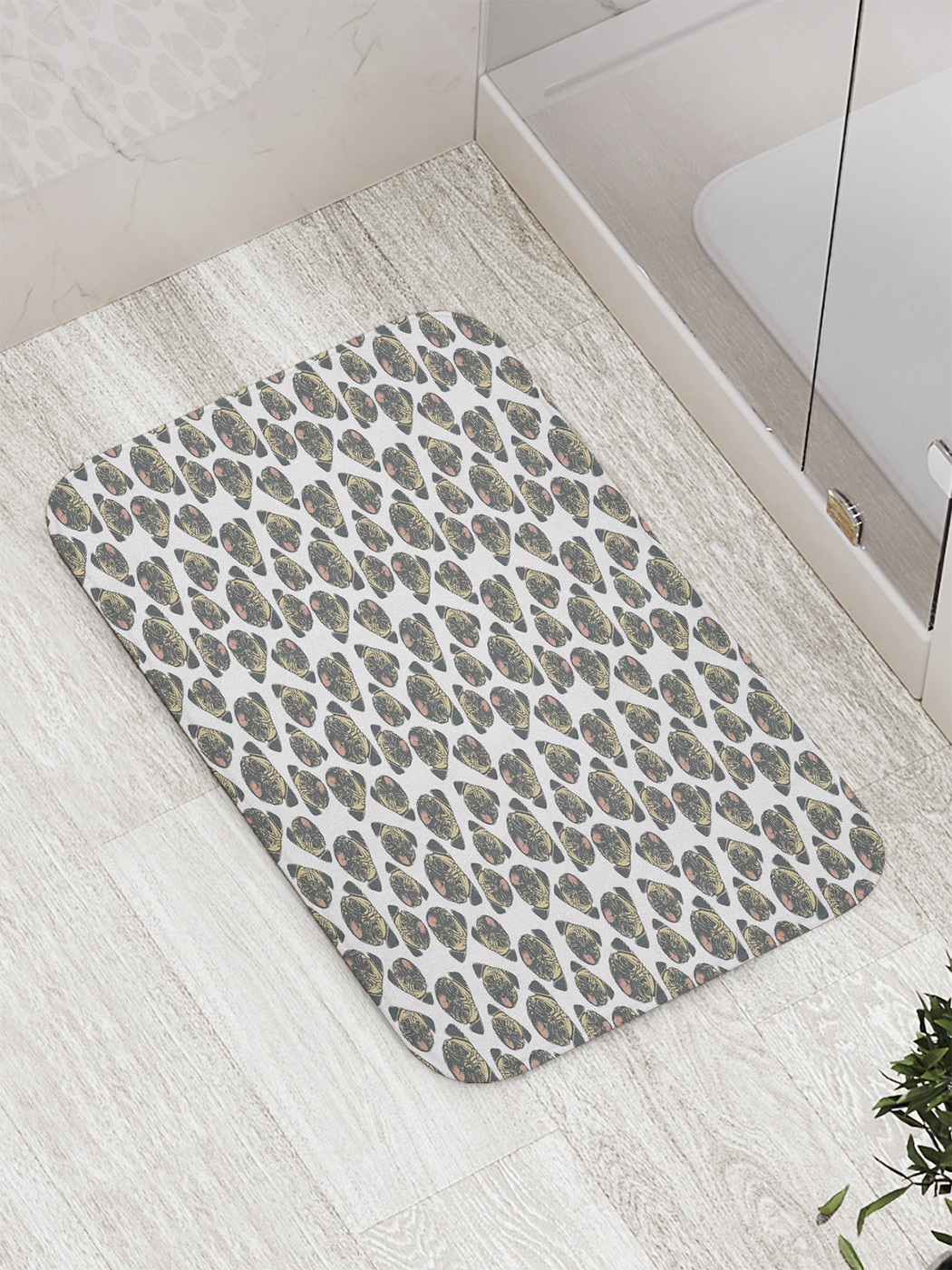 

Коврик противоскользящий для ванной, сауны, бассейна, 77х52 см bath_60774 JoyArty