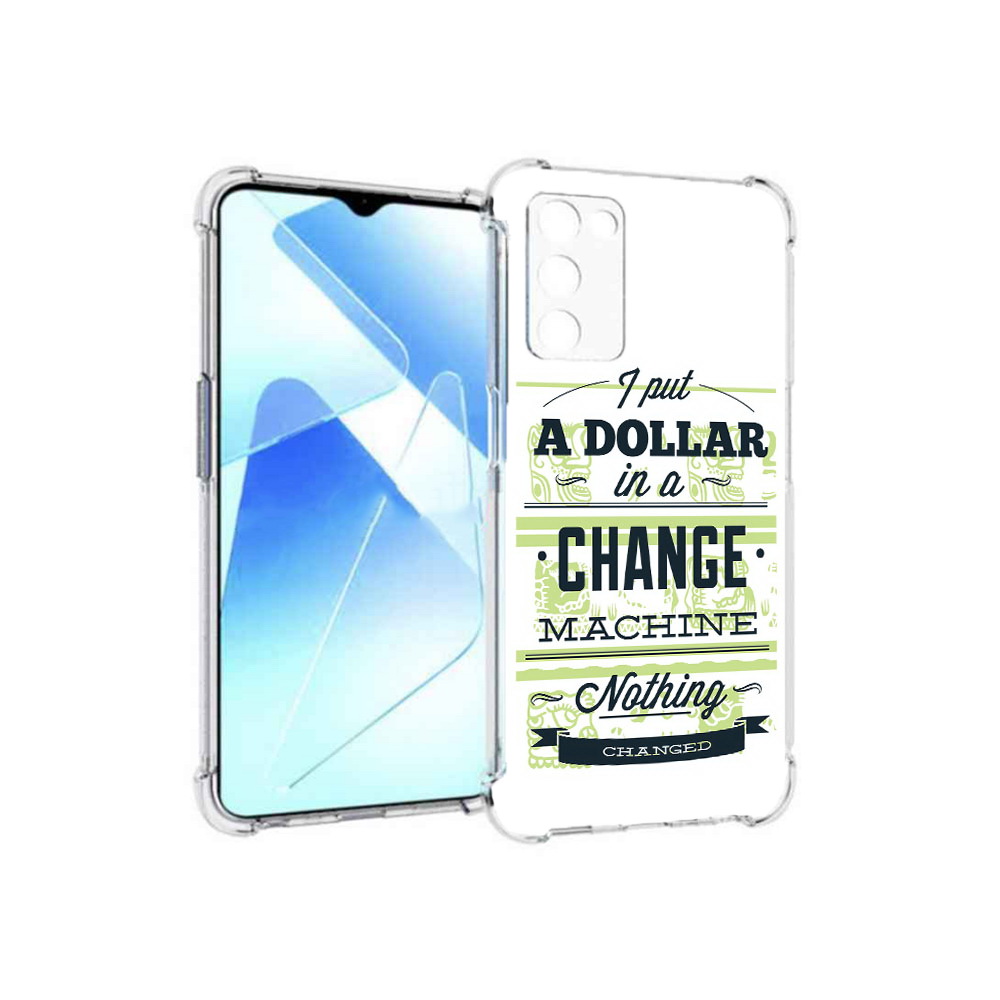 

Чехол MyPads Tocco для Infinix Zero X Pro доллар надпись, Прозрачный, Tocco