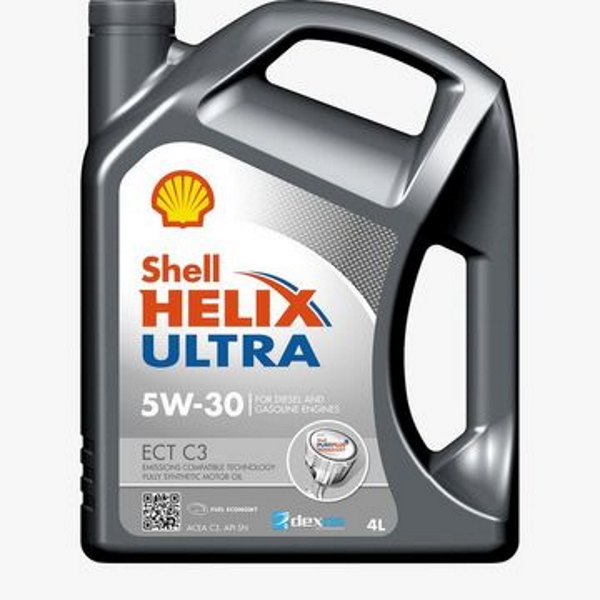 фото Моторное масло shell helix ultra ect c3 550046363 5w30 4 л