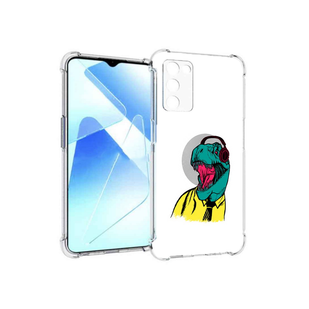 

Чехол MyPads Tocco для Infinix Zero X Pro дино, Прозрачный, Tocco