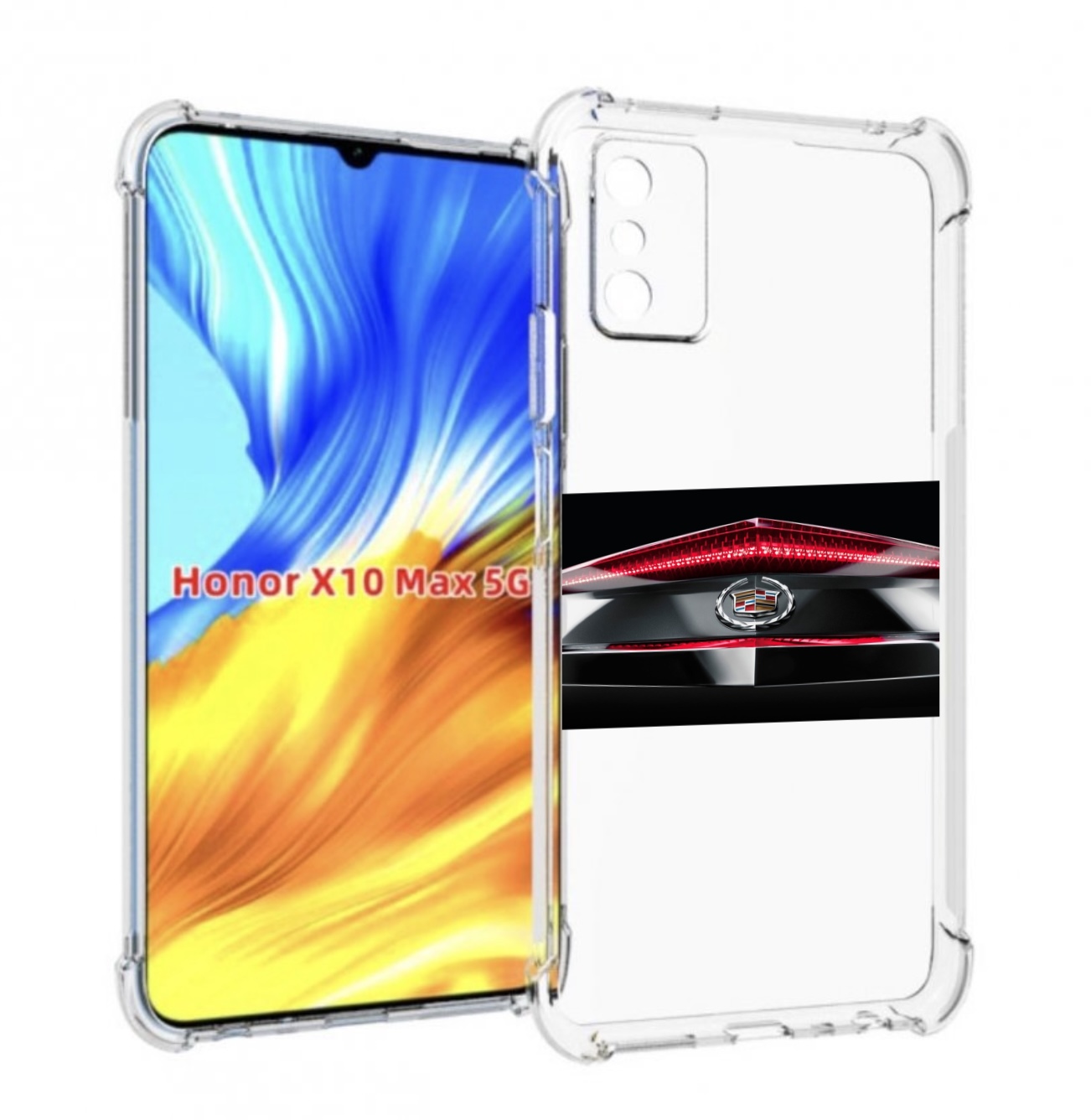 

Чехол MyPads cadillac 3 мужской для Honor X10 Max, Прозрачный, Tocco