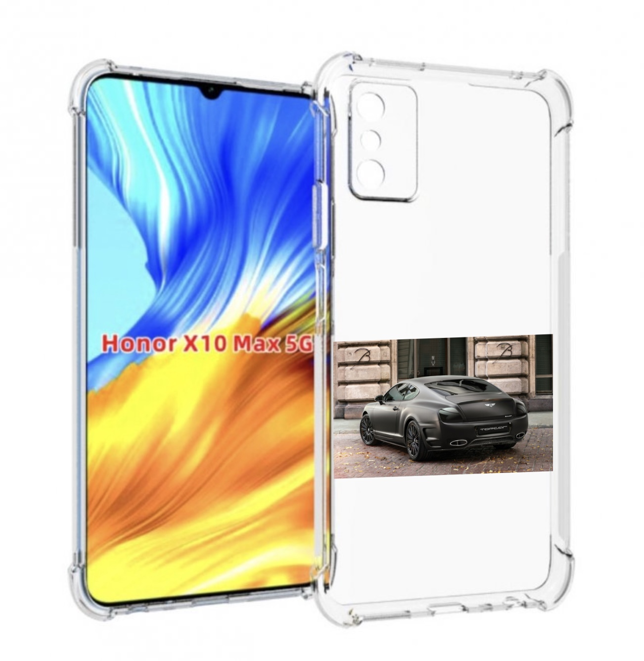 

Чехол Mypads Bentley 1 Мужской Для Honor X10 Max, Прозрачный, Tocco