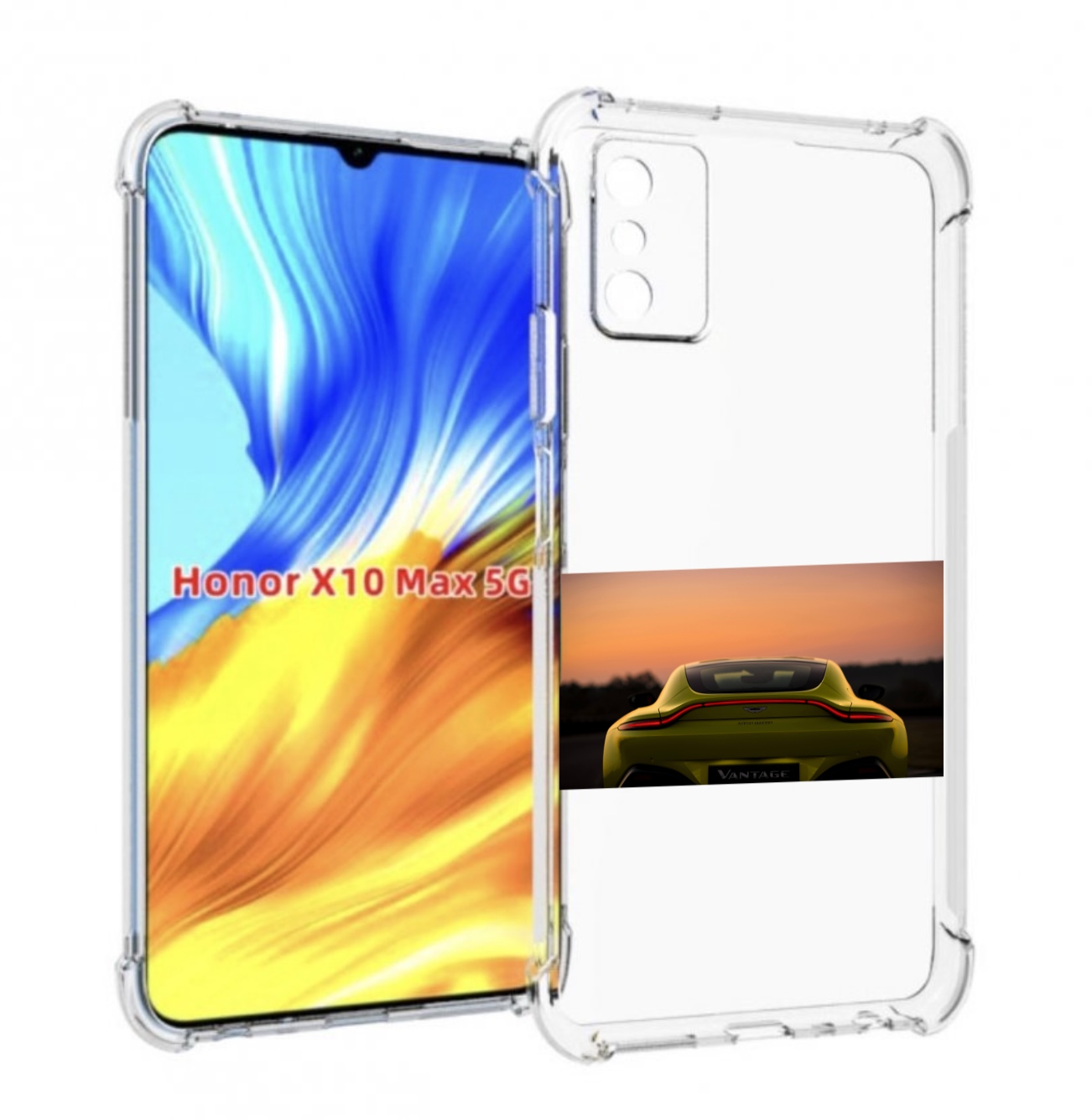

Чехол Mypads Aston Martin Для Honor X10 Max, Прозрачный, Tocco
