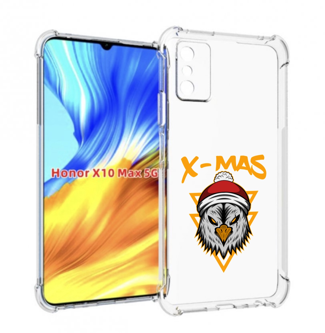 

Чехол MyPads Xmax для Honor X10 Max, Прозрачный, Tocco