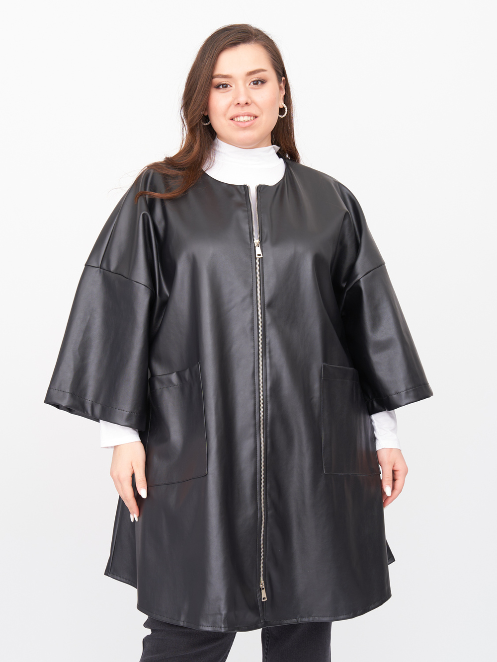 Пальто женское ZORY ZPL20021BLK01 черное 64-66 RU