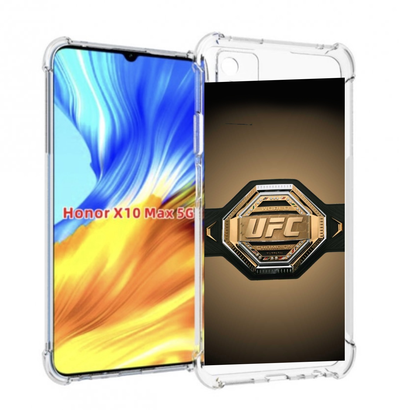 Чехол MyPads UFC единоборства мужской для Honor X10 Max