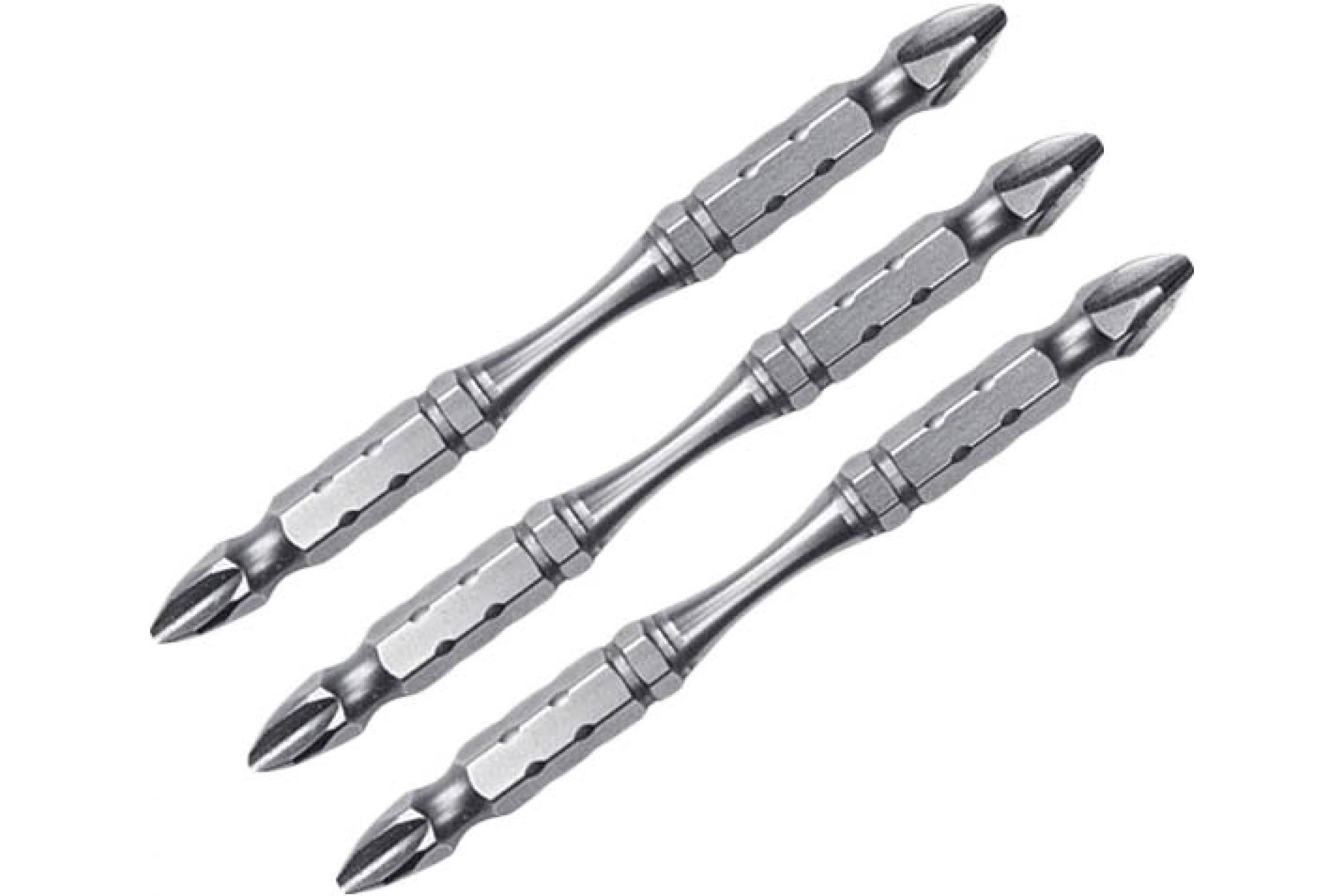 

Набор бит Makita Phillips 65 №3 2-х сторонние 3шт B-21870