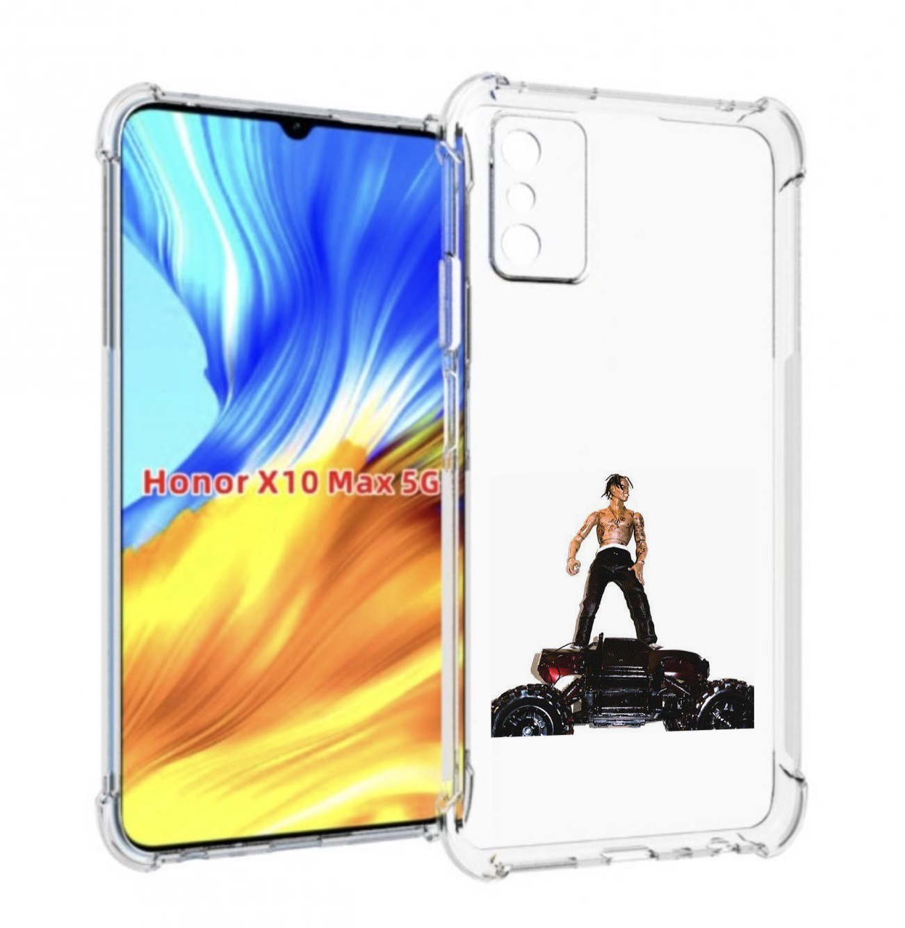 

Чехол MyPads Travis Scott - Rodeo для Honor X10 Max, Прозрачный, Tocco