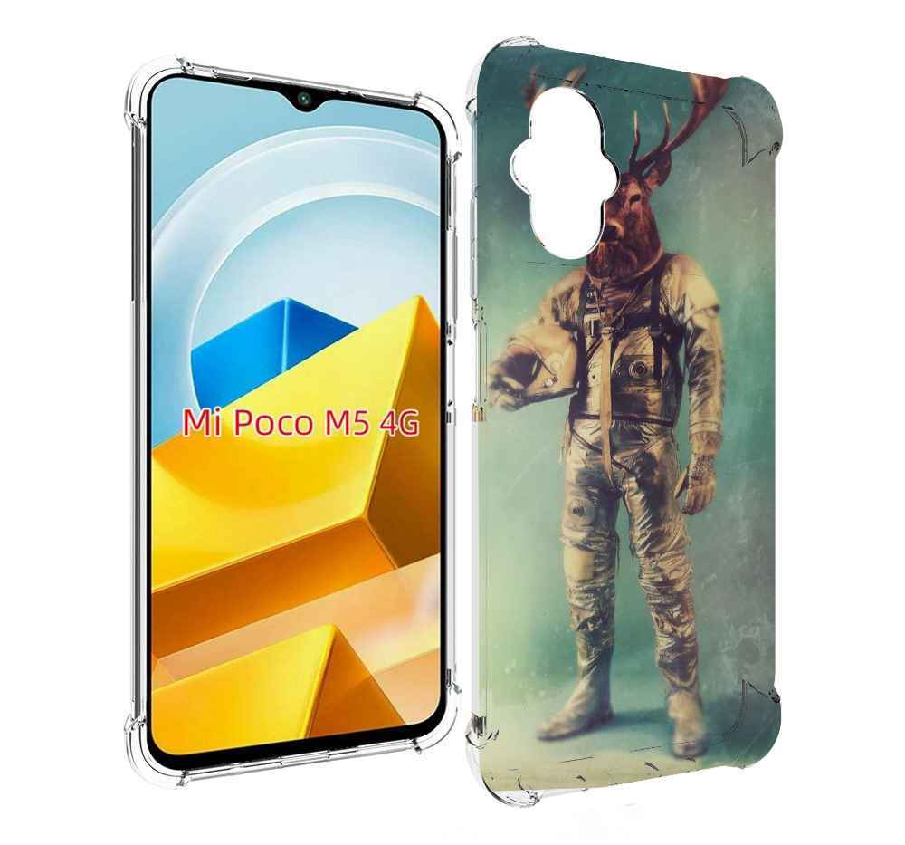 

Чехол MyPads Tocco для Xiaomi M5 лось космонавт, Прозрачный, Tocco