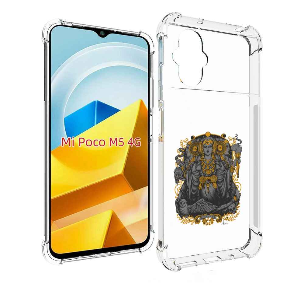 

Чехол MyPads Tocco для Xiaomi M5 божество с золотыми элементами, Прозрачный, Tocco