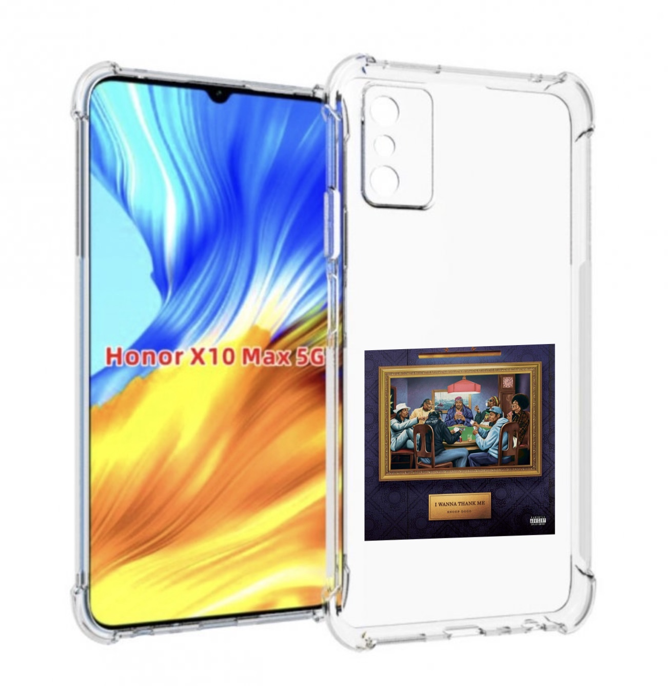 

Чехол Mypads Snoop Dogg Wanna Thank Me Для Honor X10 Max, Прозрачный, Tocco