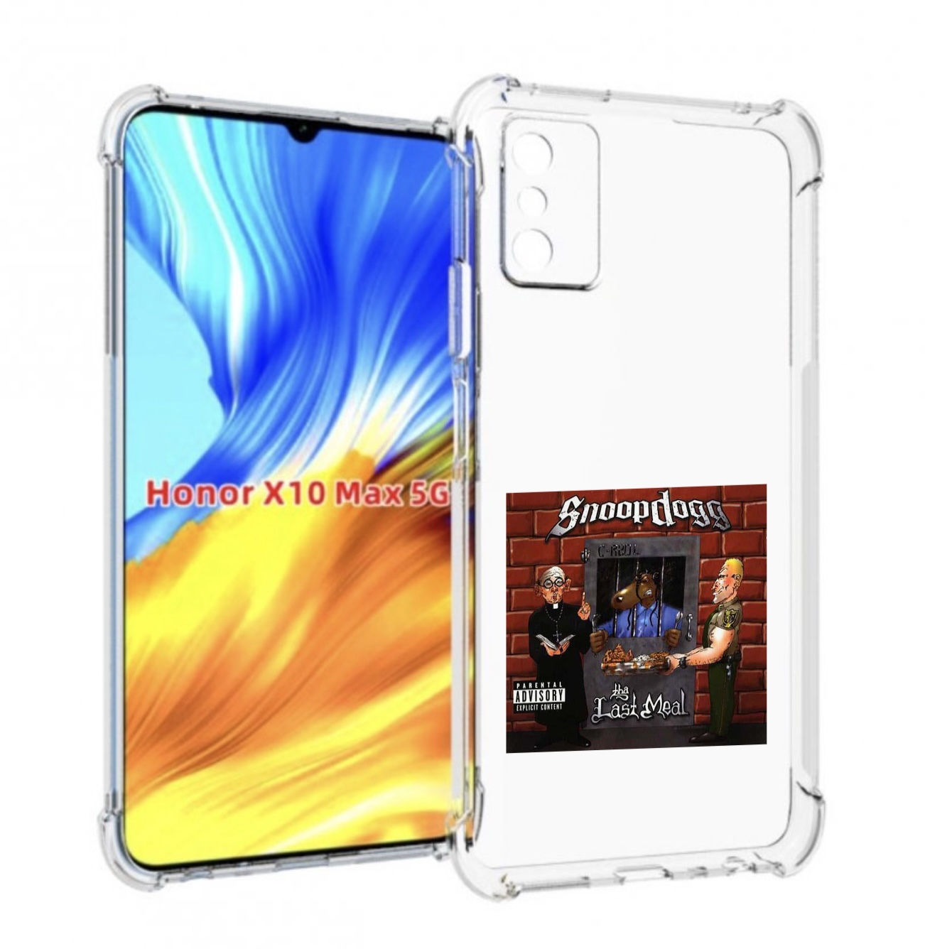 

Чехол Mypads Snoop Dogg Tha Last Meal Для Honor X10 Max, Прозрачный, Tocco