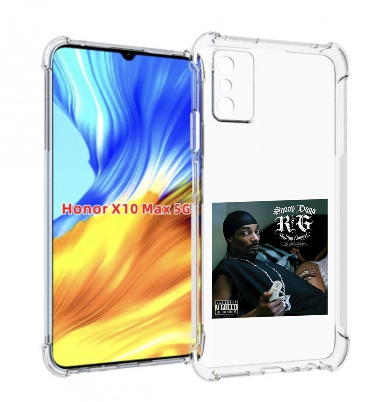 

Чехол Mypads Snoop Dogg R&G (Rhythm & Gangsta) Для Honor X10 Max, Прозрачный, Tocco
