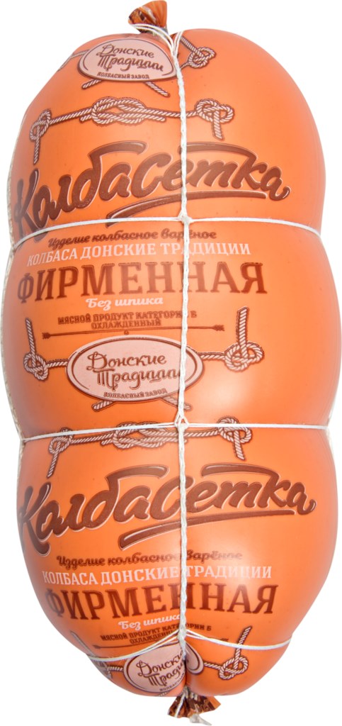 

Колбаса Донские Традиции Колбасетка Фирменная без шпика вареная