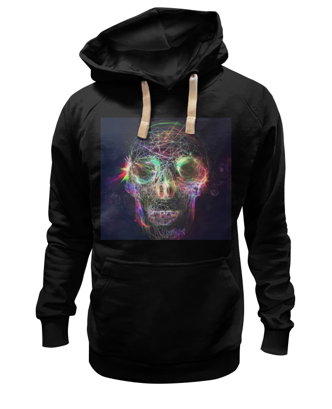 

Худи унисекс Printio Skull - 17 черное S, Черный, Skull - 17