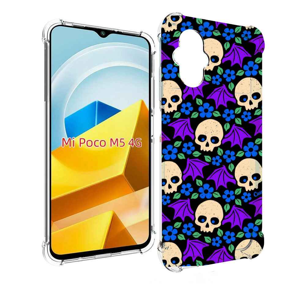 Чехол MyPads Tocco для Xiaomi M5 крылатые черепа