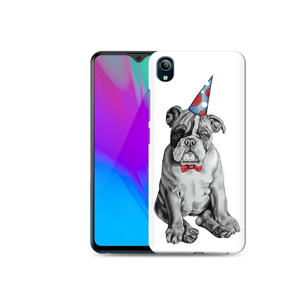 

Чехол MyPads Tocco для Vivo Y91C праздничный щенок (PT156610.438.554), Прозрачный, Tocco