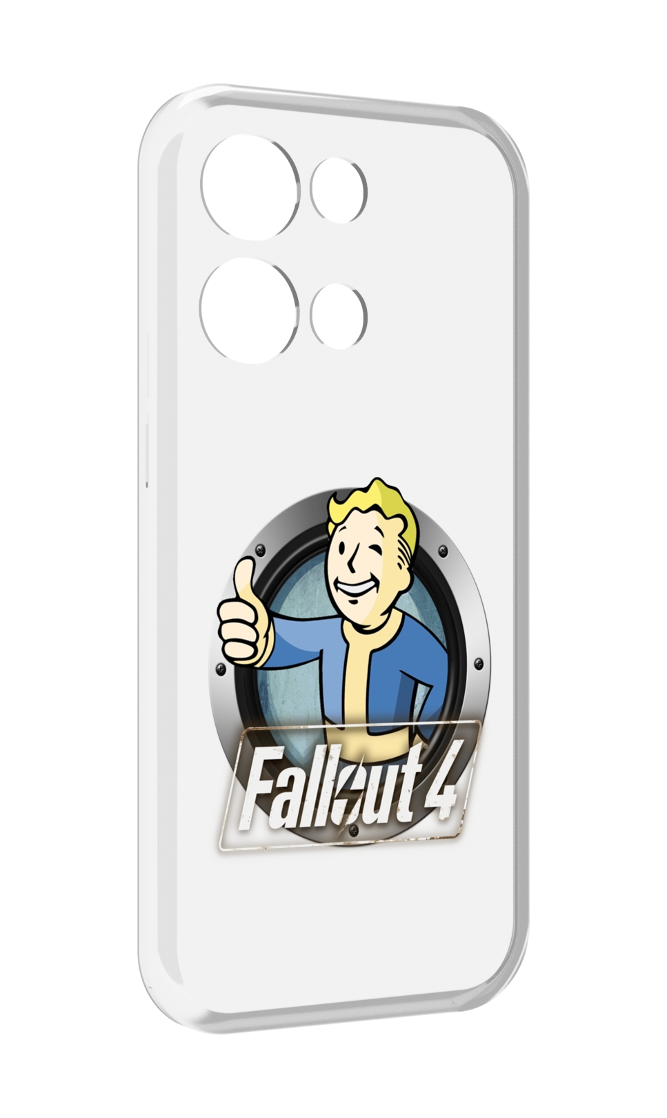 

Чехол MyPads Fallout-4 для OPPO Reno8 Pro, Прозрачный, Tocco