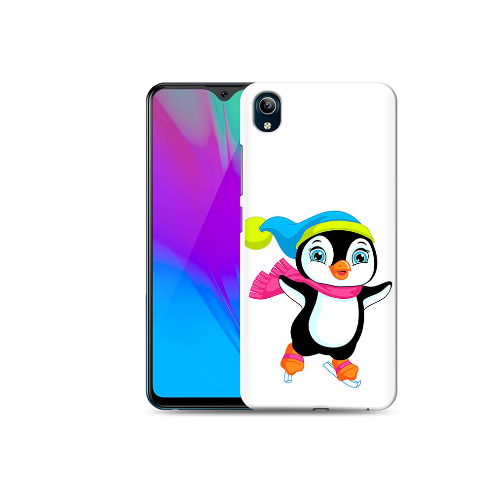 

Чехол MyPads Tocco для Vivo Y91C пингвин на коньках (PT156610.438.540), Прозрачный, Tocco