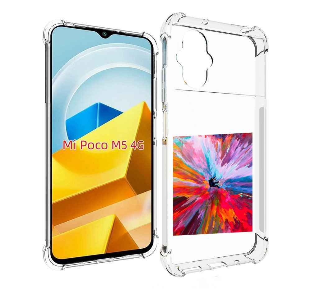 

Чехол Mypads Красочный Астранавт Для Poco M5 Проти, Прозрачный, Tocco
