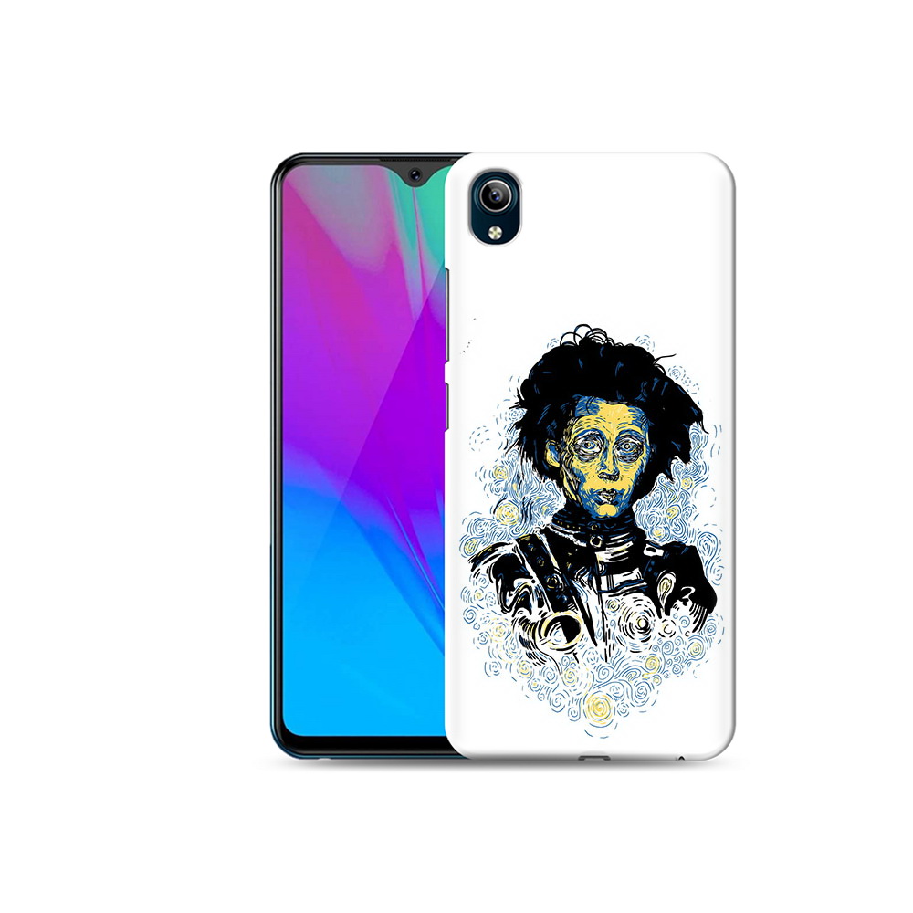 

Чехол MyPads Tocco для Vivo Y91C парень черно-белый абстракция (PT156610.438.535), Прозрачный, Tocco