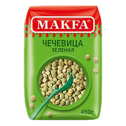 Чечевица Makfa зеленая 450 г