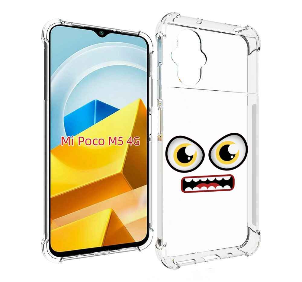 

Чехол MyPads Tocco для Xiaomi M5 красный злой смайлик, Прозрачный, Tocco