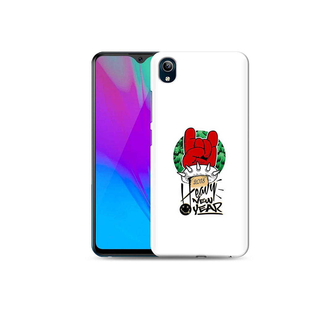 

Чехол MyPads Tocco для Vivo Y91C Гангстер новый год (PT156610.438.53), Прозрачный, Tocco
