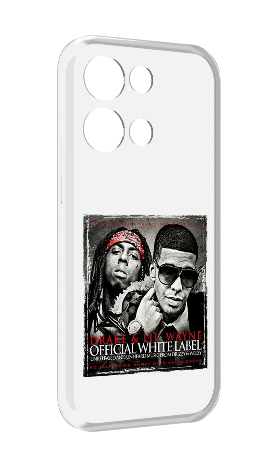 

Чехол MyPads Drake - Official White Label для OPPO Reno8 Pro, Прозрачный, Tocco