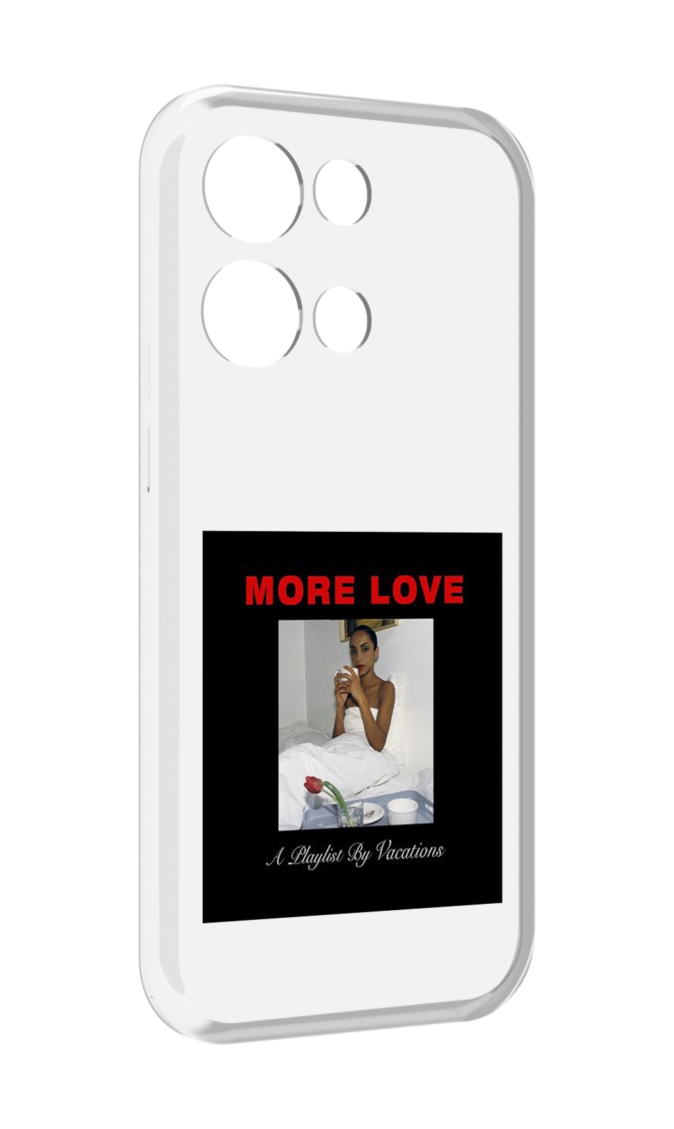 

Чехол MyPads Drake & Sade - More Love для OPPO Reno8 Pro, Прозрачный, Tocco
