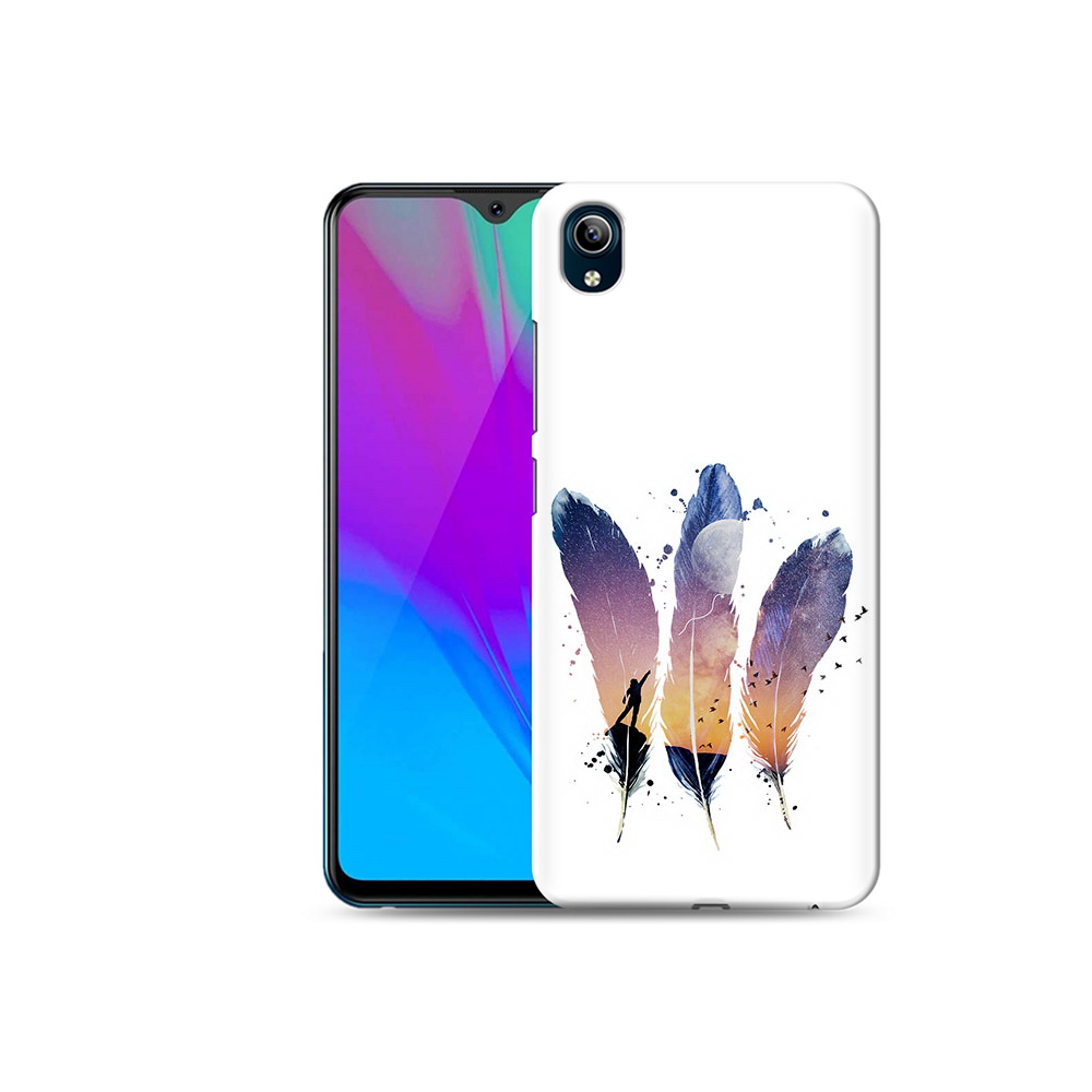 

Чехол MyPads Tocco для Vivo Y91C небесные перья (PT156610.438.519), Прозрачный, Tocco