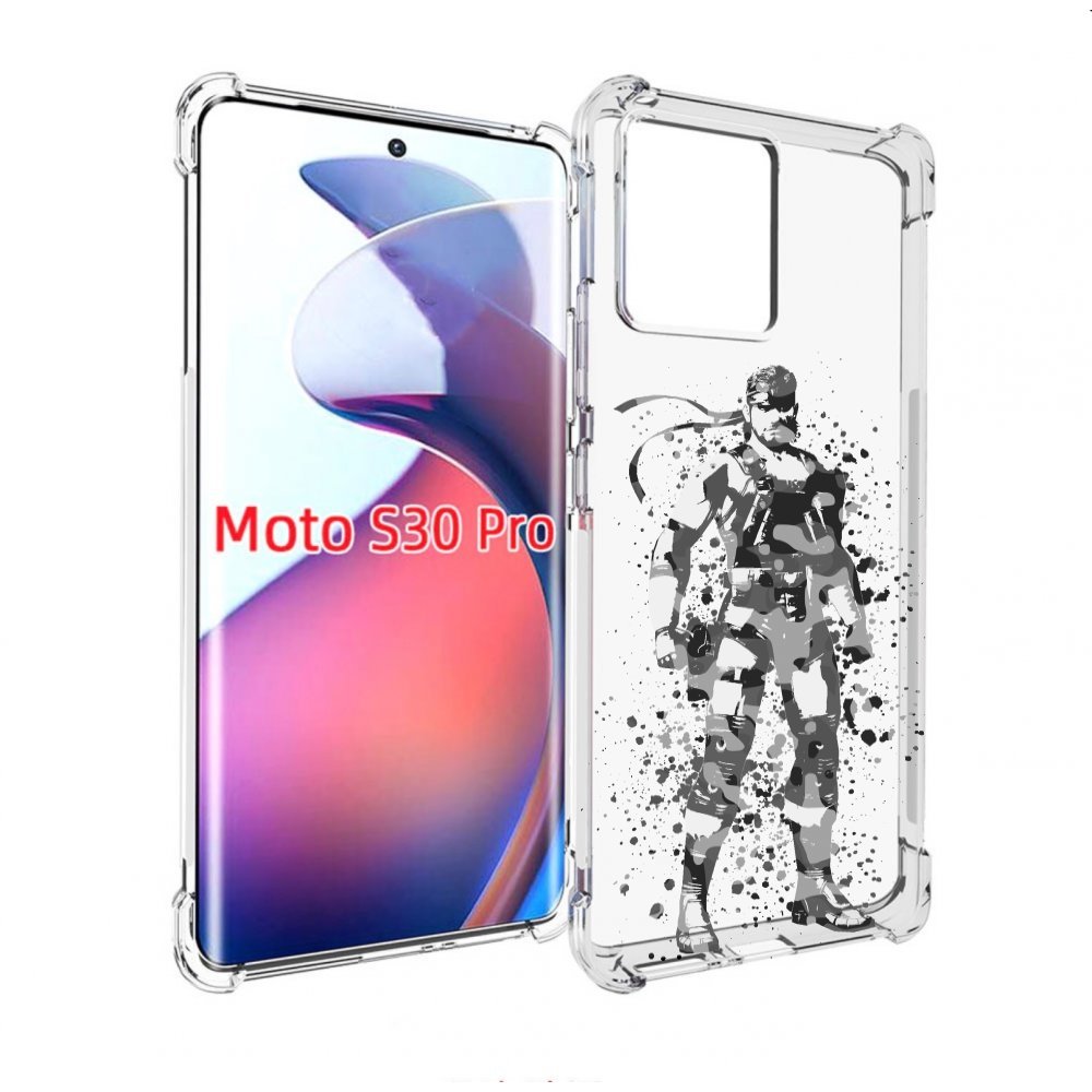 

Чехол MyPads Metal Gear Solid Snakes для Motorola Moto S30 Pro, Прозрачный, Tocco