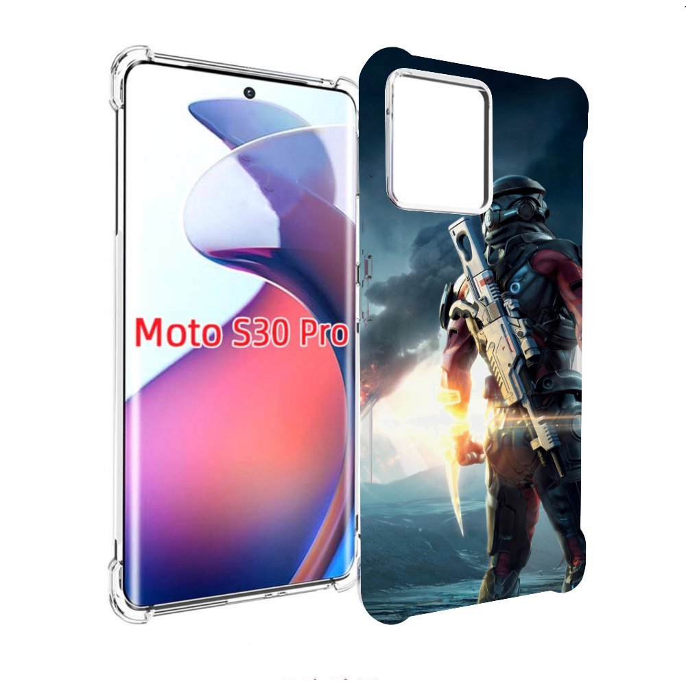 

Чехол MyPads Mass Effect Andromeda Ryder для Motorola Moto S30 Pro, Прозрачный, Tocco