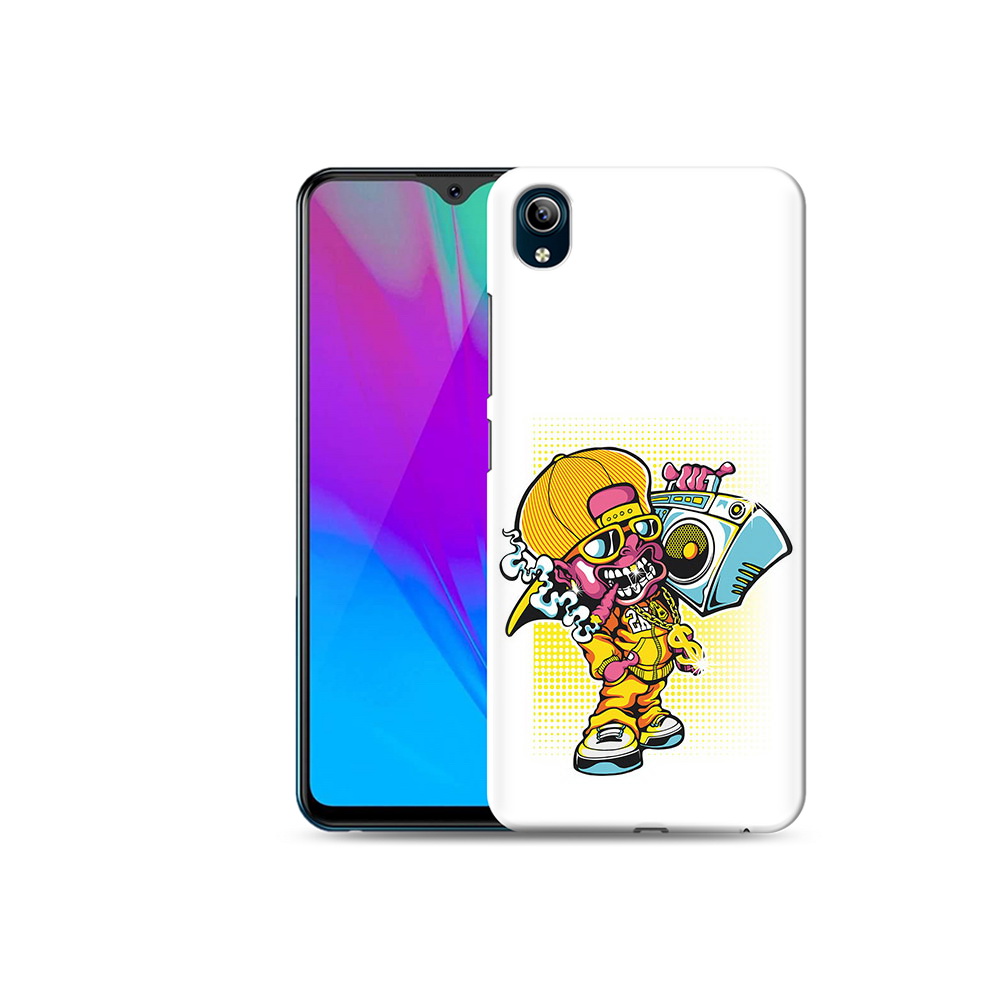 

Чехол MyPads Tocco для Vivo Y91C нарисованный парень с колонкой (PT156610.438.511), Прозрачный, Tocco