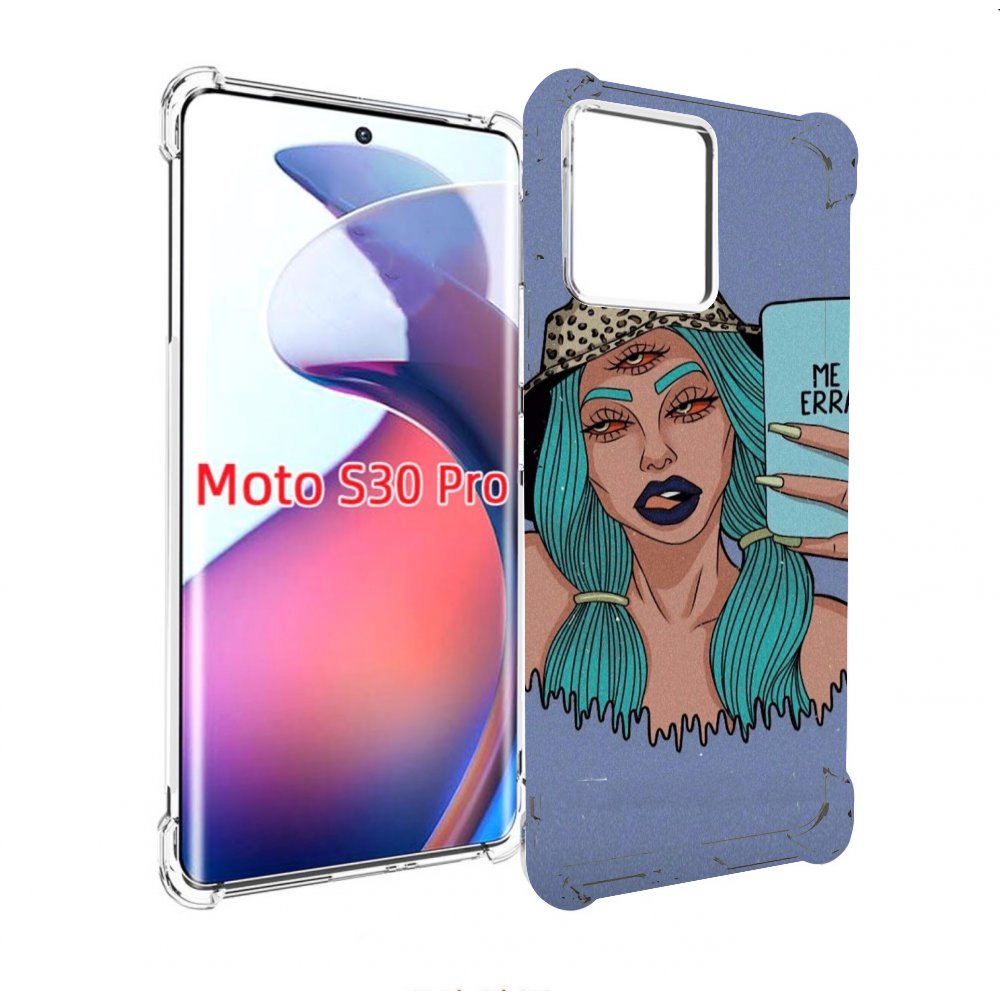 

Чехол MyPads ME Erra женский для Motorola Moto S30 Pro, Прозрачный, Tocco