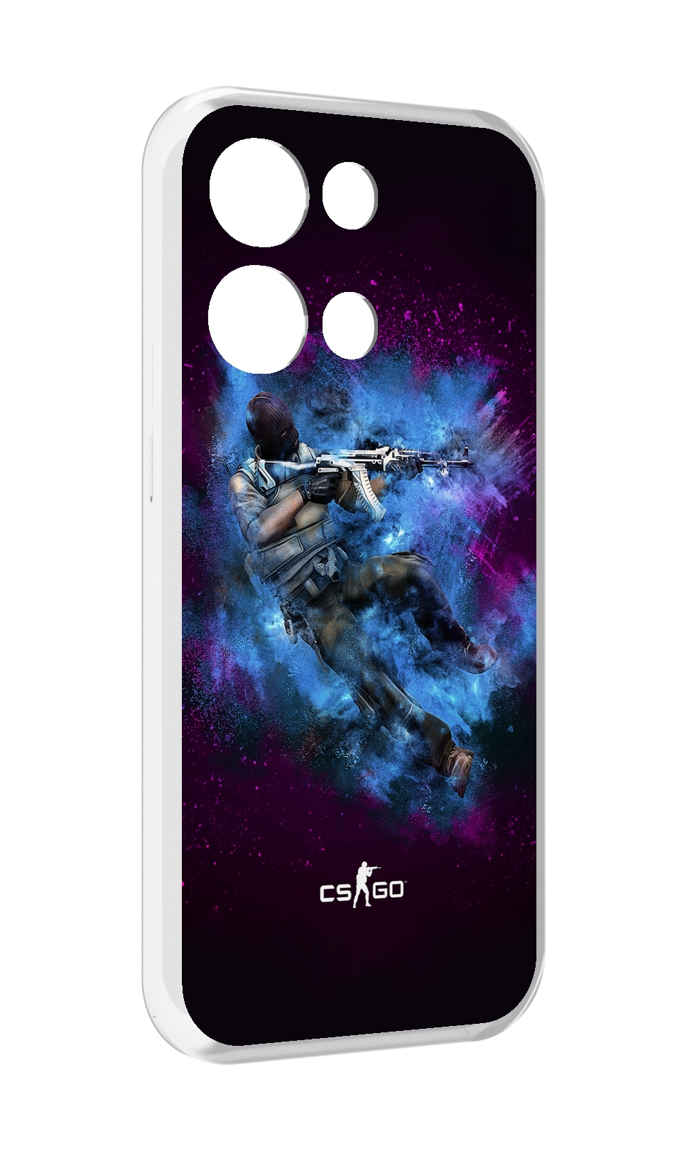 

Чехол MyPads CS-go-террорист для OPPO Reno8 Pro, Прозрачный, Tocco