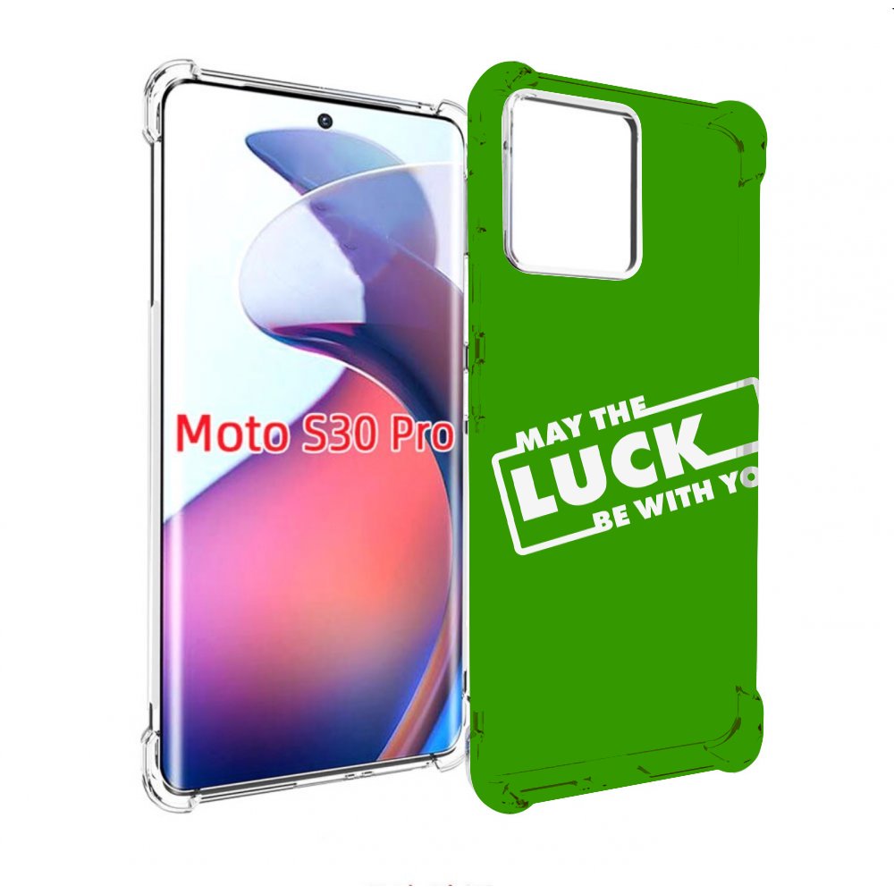

Чехол MyPads Luck green для Motorola Moto S30 Pro, Прозрачный, Tocco
