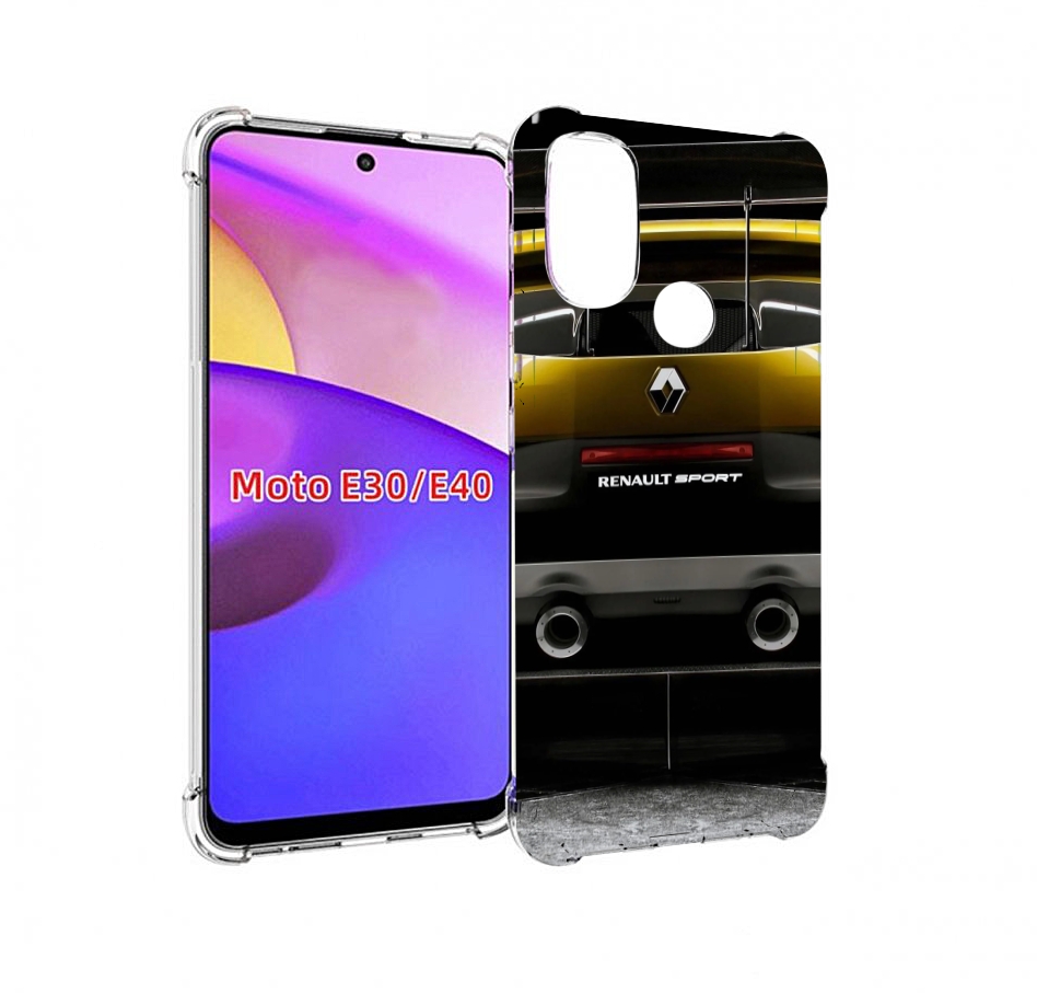 

Чехол бампер MyPads renault-рено-3 мужской для Motorola Moto E30, Прозрачный, Tocco