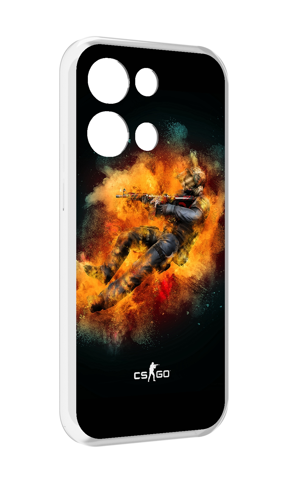 

Чехол MyPads CS-go-Контр-террорист мужской для OPPO Reno8 Pro, Прозрачный, Tocco