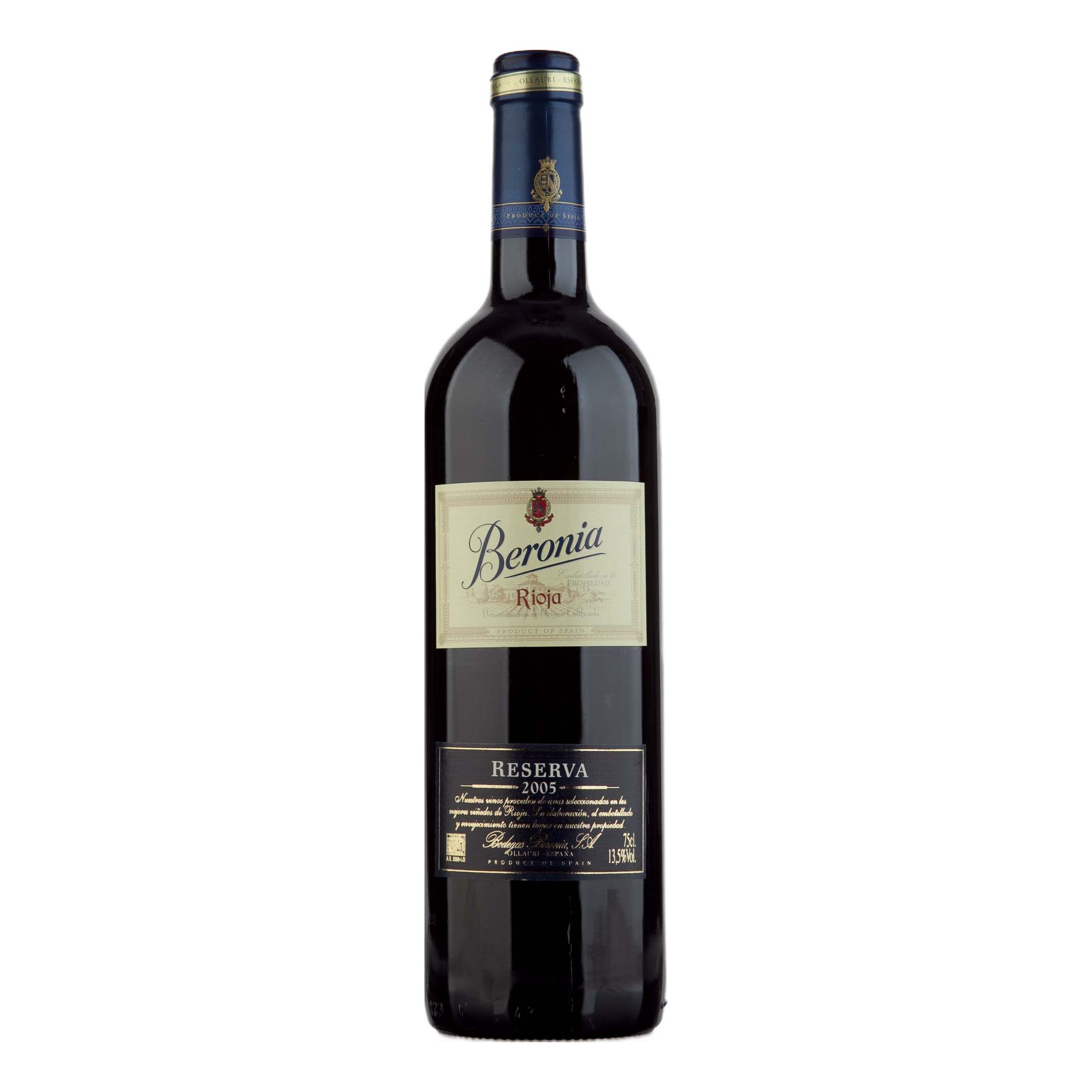 

Вино Beronia Rioja Doc Bodegas Reserva красное сухое 14% 0,75 л