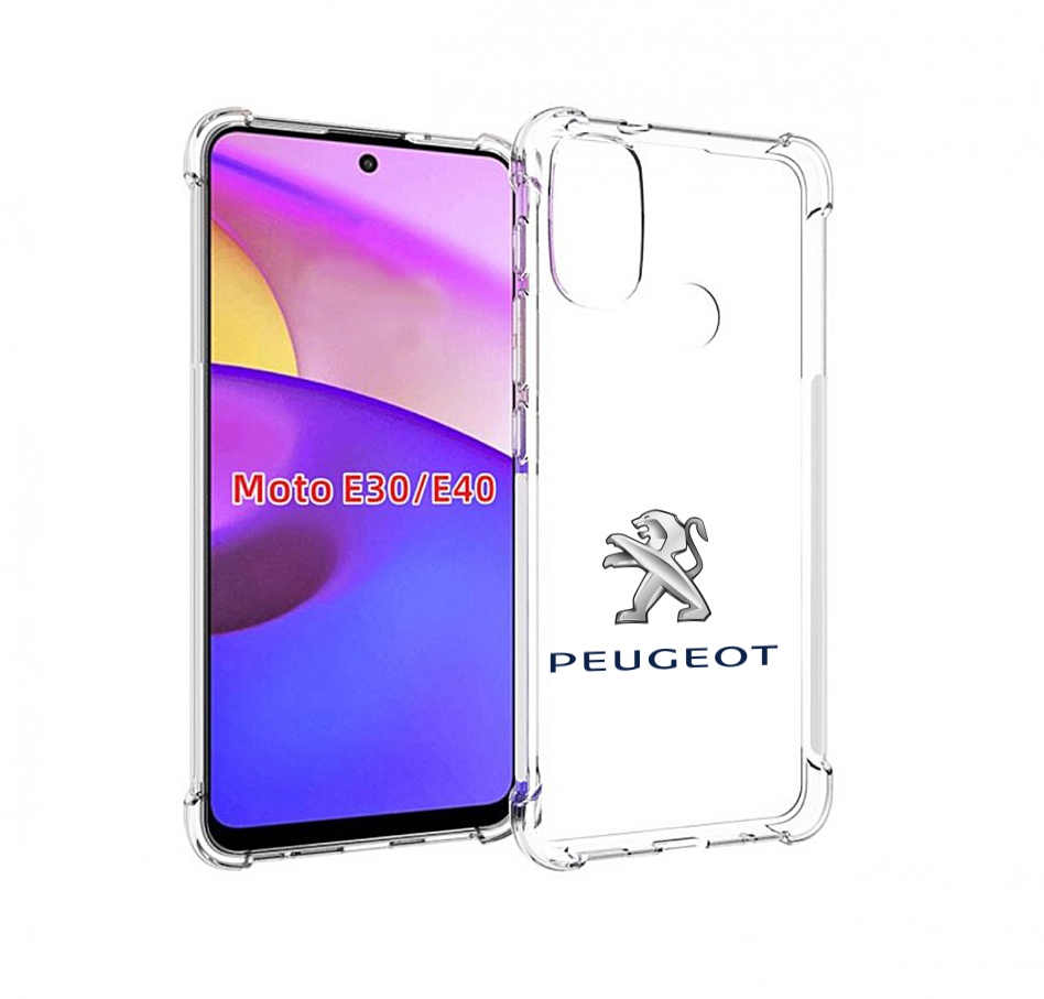 

Чехол бампер MyPads peugeot-пежо-3 мужской для Motorola Moto E30, Прозрачный, Tocco
