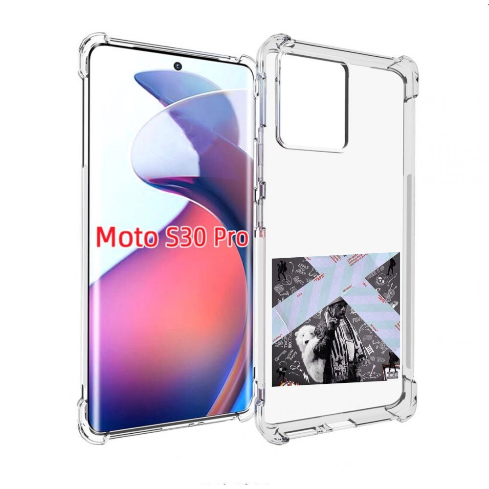 

Чехол MyPads Lil Uzi Vert - Luv Is Rage 2 для Motorola Moto S30 Pro, Прозрачный, Tocco