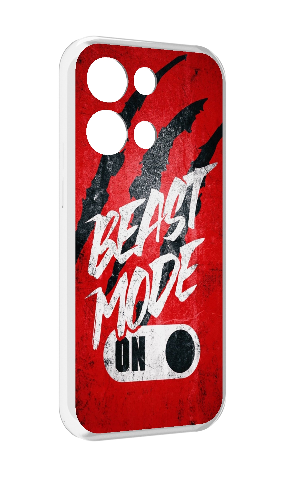 

Чехол MyPads BEAST inside You для OPPO Reno8 Pro, Прозрачный, Tocco