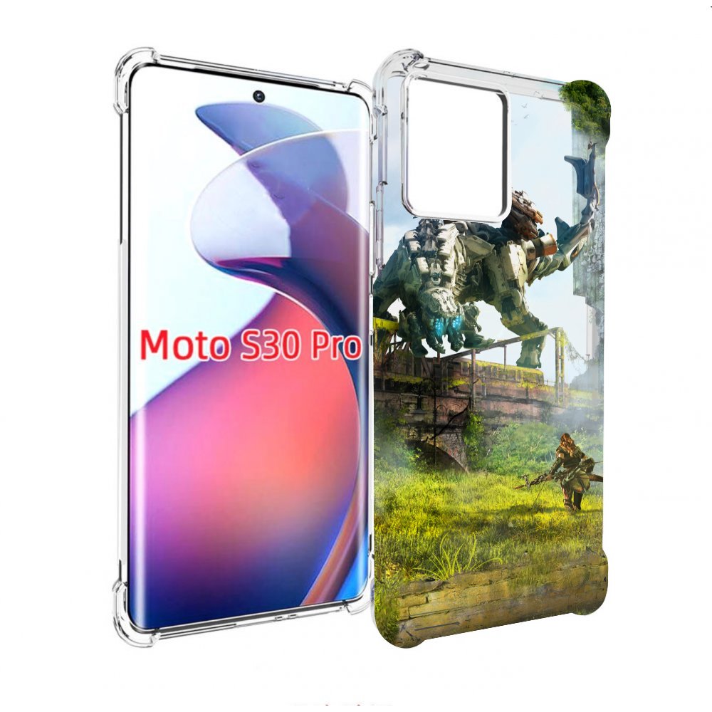 

Чехол MyPads Horizon Zero Dawn для Motorola Moto S30 Pro, Прозрачный, Tocco