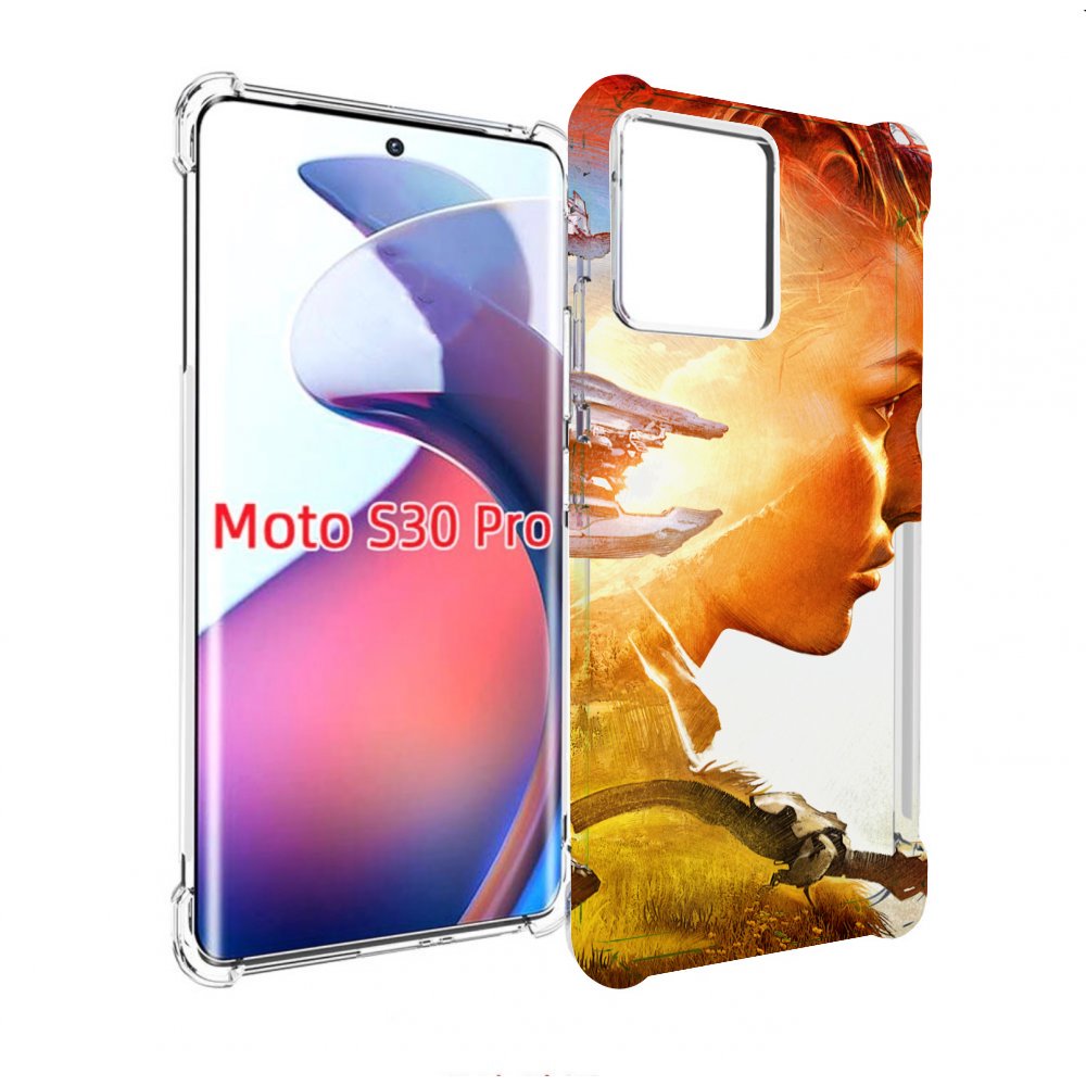 

Чехол MyPads Horizon Zero Dawn art для Motorola Moto S30 Pro, Прозрачный, Tocco