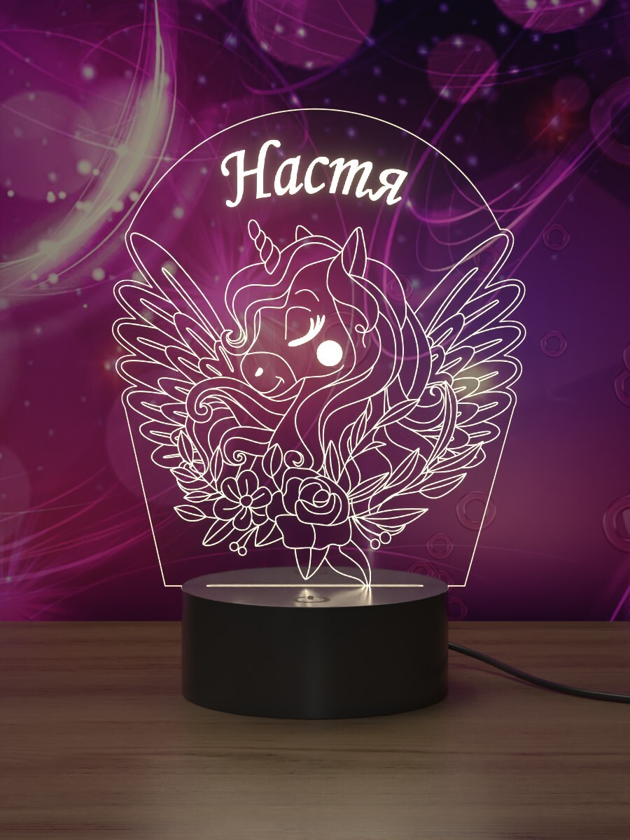 

Ночник Light Insidе детский Единорог Настя