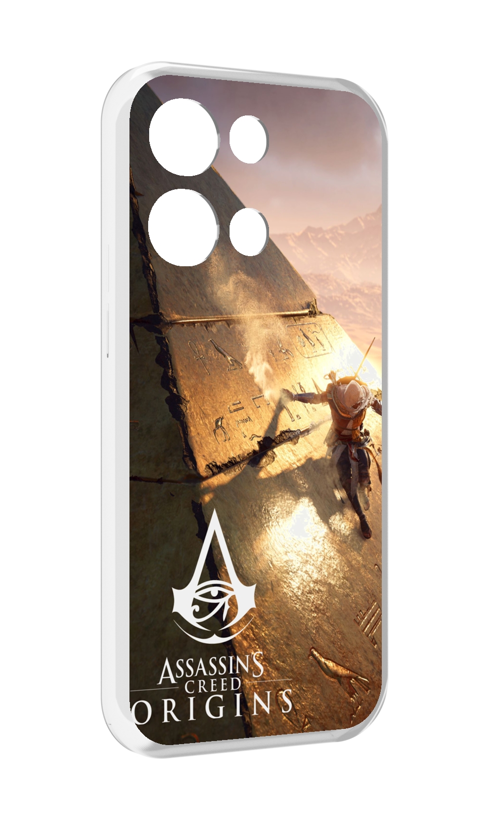 

Чехол MyPads Assassin's Creed Origins для OPPO Reno8 Pro, Прозрачный, Tocco