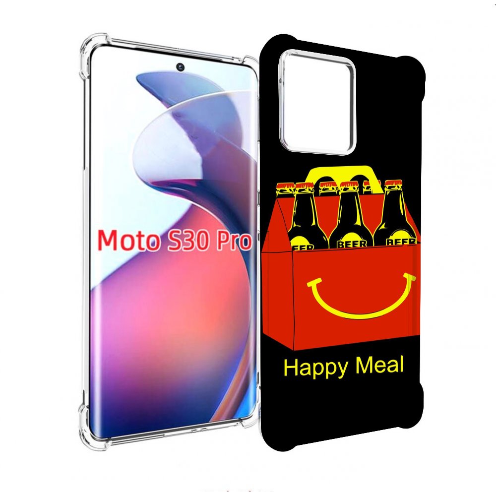 

Чехол MyPads Happy Meal для Motorola Moto S30 Pro, Прозрачный, Tocco