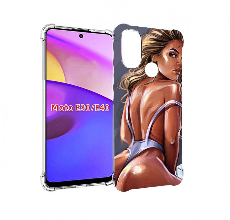 

Чехол бампер MyPads craigos-art для Motorola Moto E30., Прозрачный, Tocco
